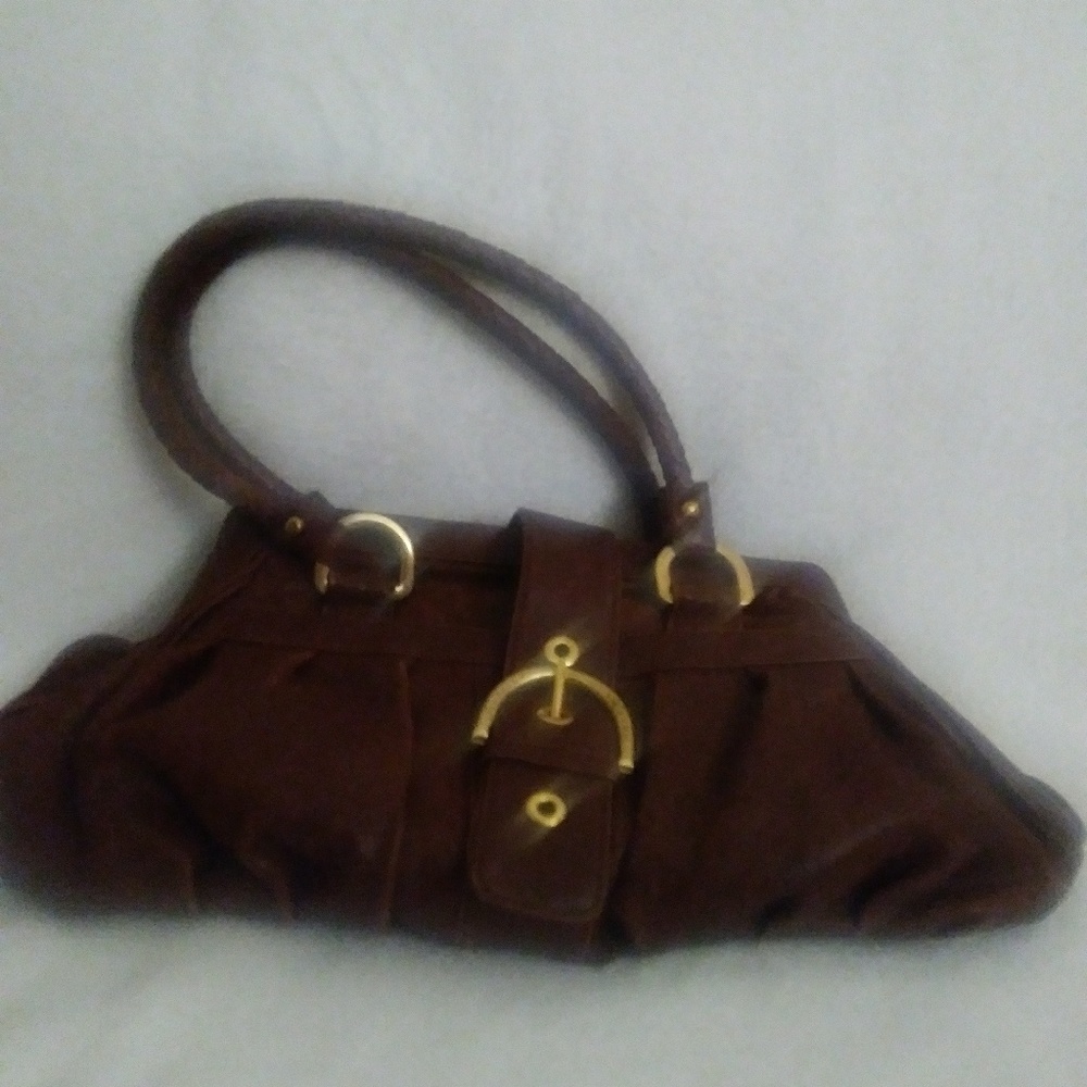 Isabella Adams  Leather Sacthel Purse